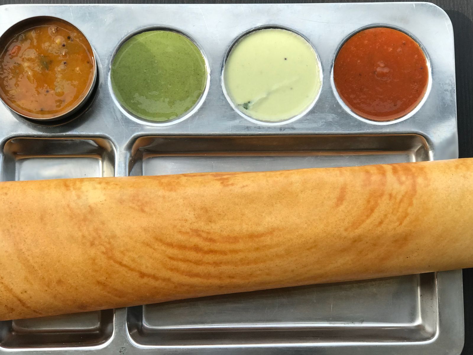 Order Plain Dosa food online from Mirchi Indian Kitchen store, Foster City on bringmethat.com
