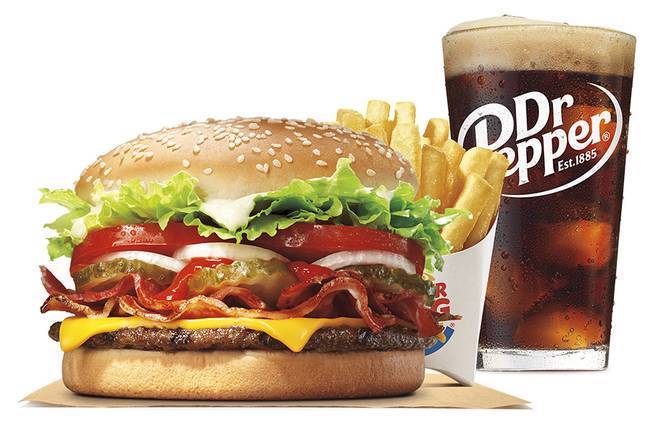 Order WHOPPER® with Bacon & Cheese Meal food online from Burger King store, Michigan City on bringmethat.com