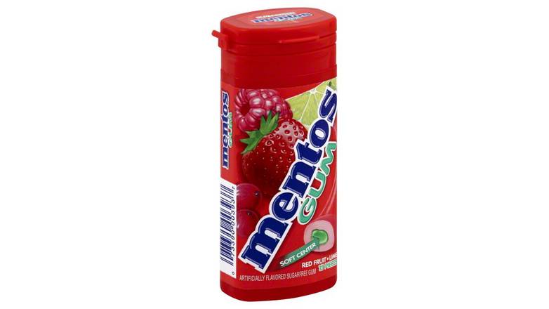 Order Mentos Gum - Red Fruit Lime, 15 Piece food online from Route 7 Food Mart store, Norwalk on bringmethat.com