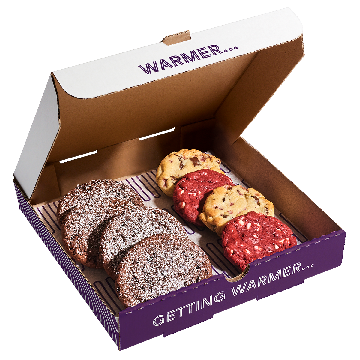 Order Chocolate Lover's 4+4-pack food online from Insomnia Cookies store, Charlotte on bringmethat.com