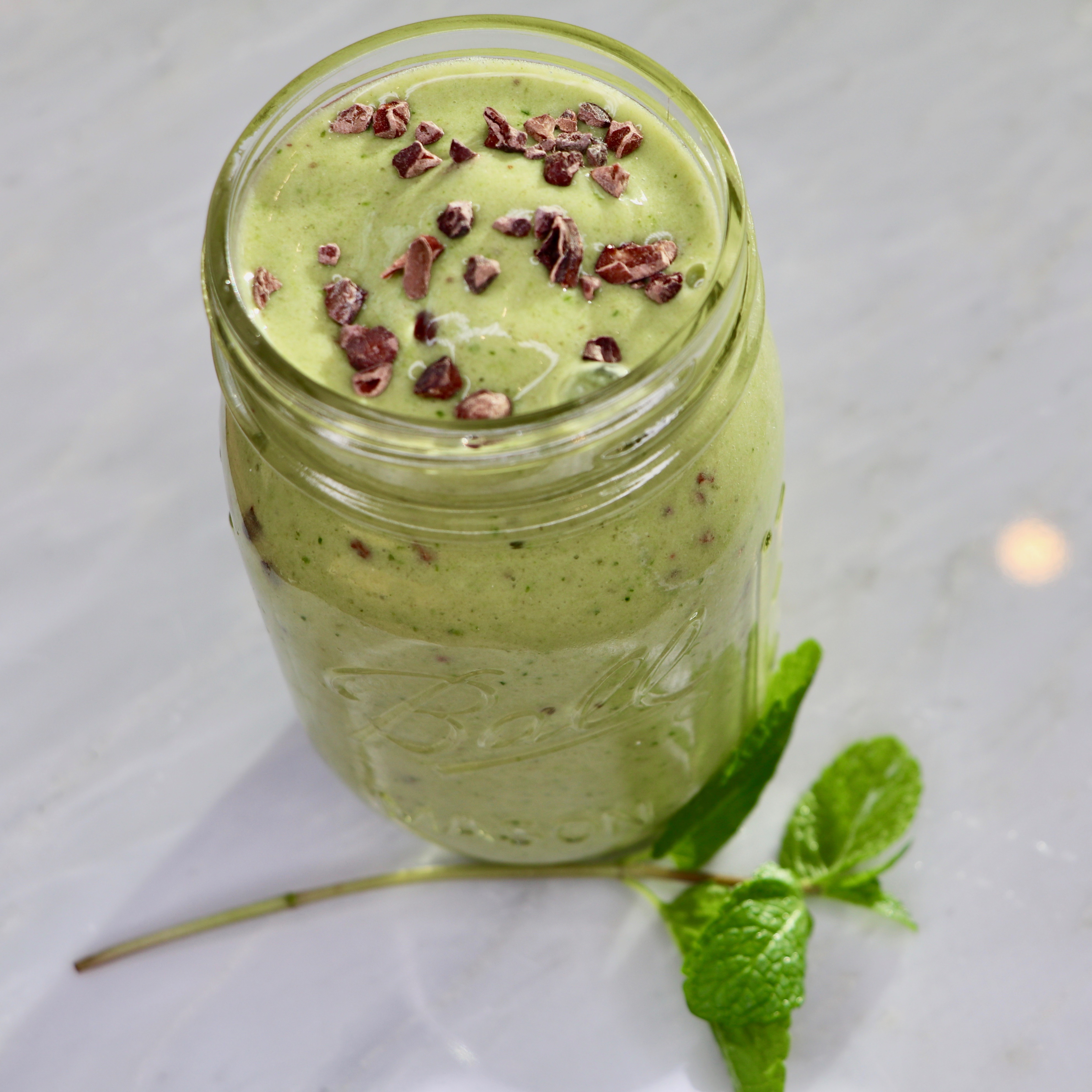 Order Cool Mint Smoothie food online from Greenology store, New Canaan on bringmethat.com