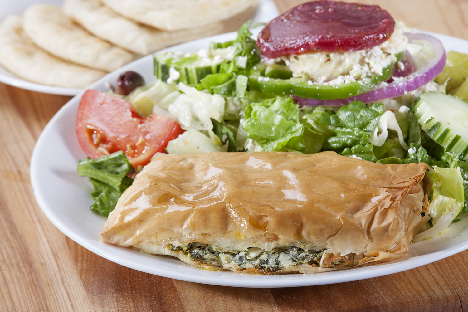 Order Spinach Pie Light Meal food online from Little Greek Fresh Grill store, Louisville on bringmethat.com