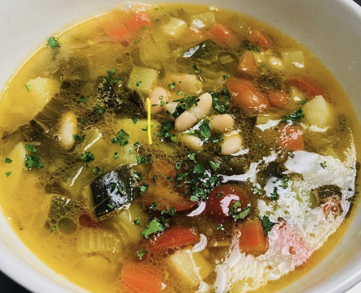 Order Minestrone Soup food online from L'angeletto Restaurant store, New York on bringmethat.com