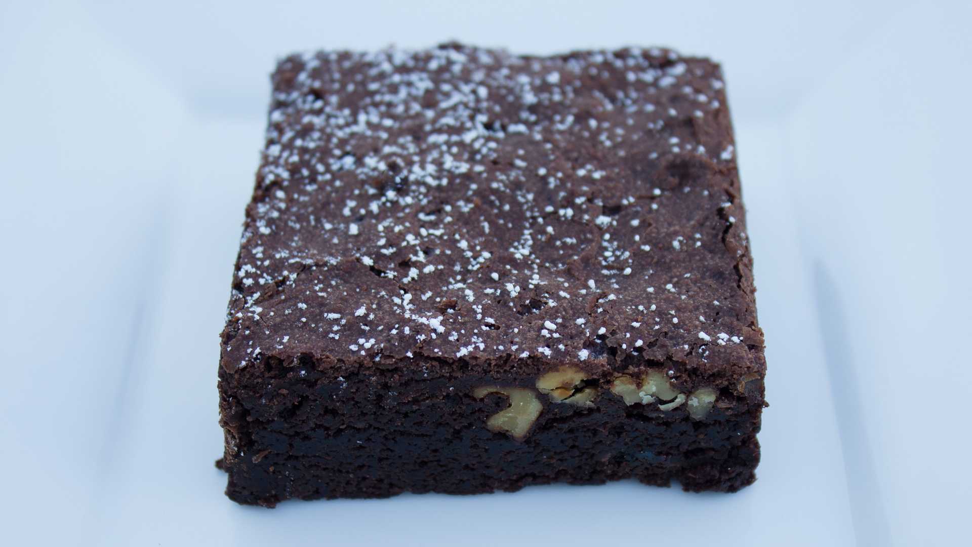 Order Valrhona Chocolate Chunk Brownie with Walnuts food online from Rustic Bakery store, Novato on bringmethat.com