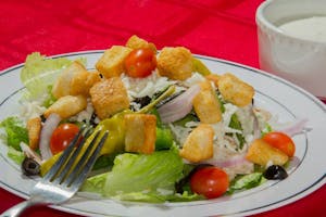 Order Dinner Salad food online from Papa Ray's Pizza - Miriam St. store, Daly City on bringmethat.com
