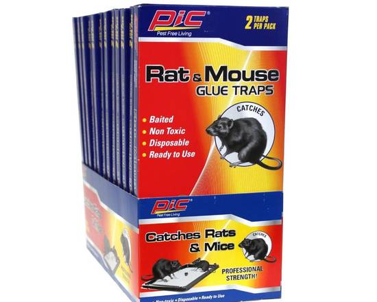 Order Pic Rat & Mouse Glue Traps (2 Ct) food online from Ctown Supermarkets store, Uniondale on bringmethat.com