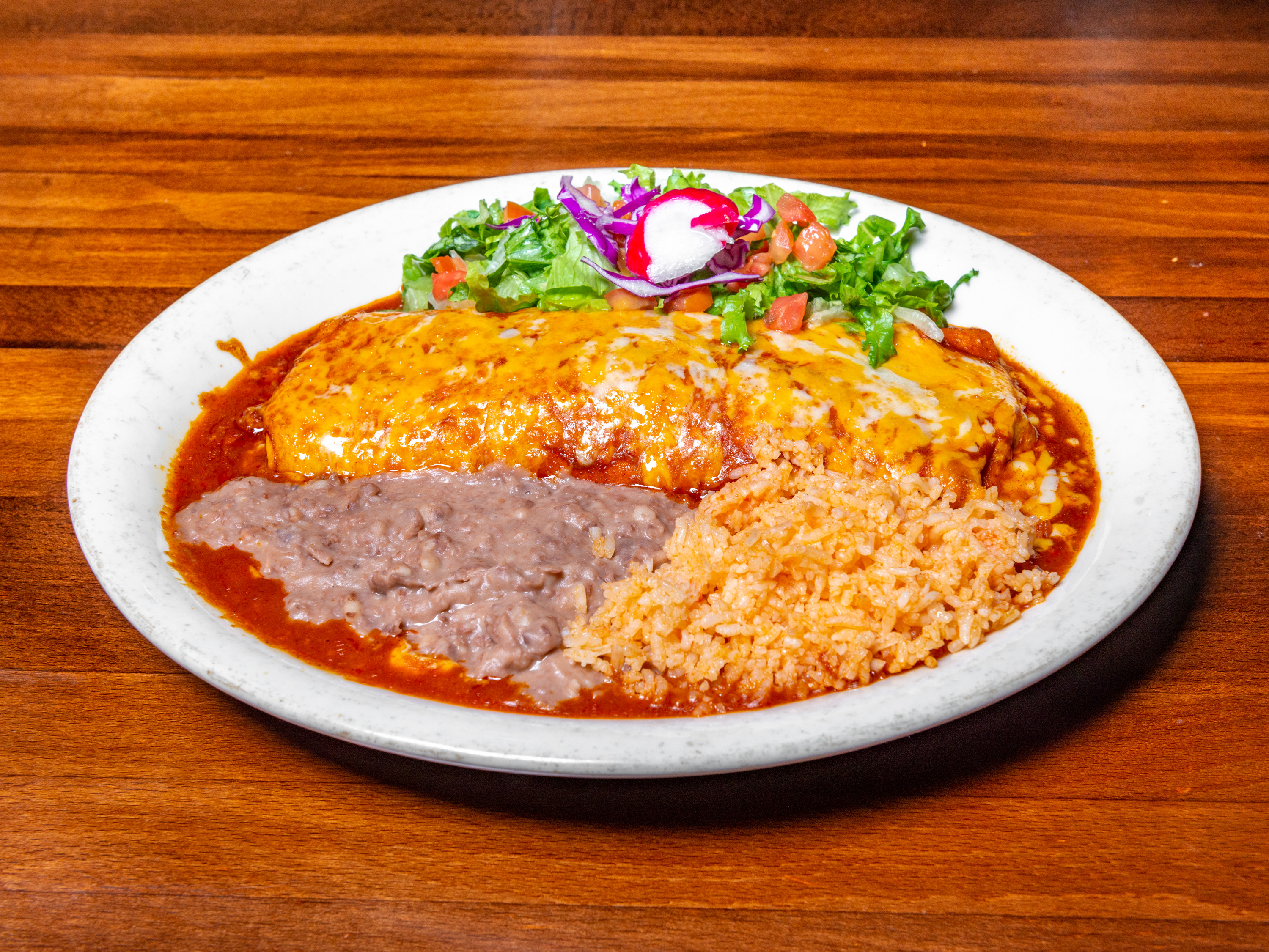 Order Cheese Enchilada with Flour Tortilla food online from Maria Mexican Restaurant store, Ogden on bringmethat.com