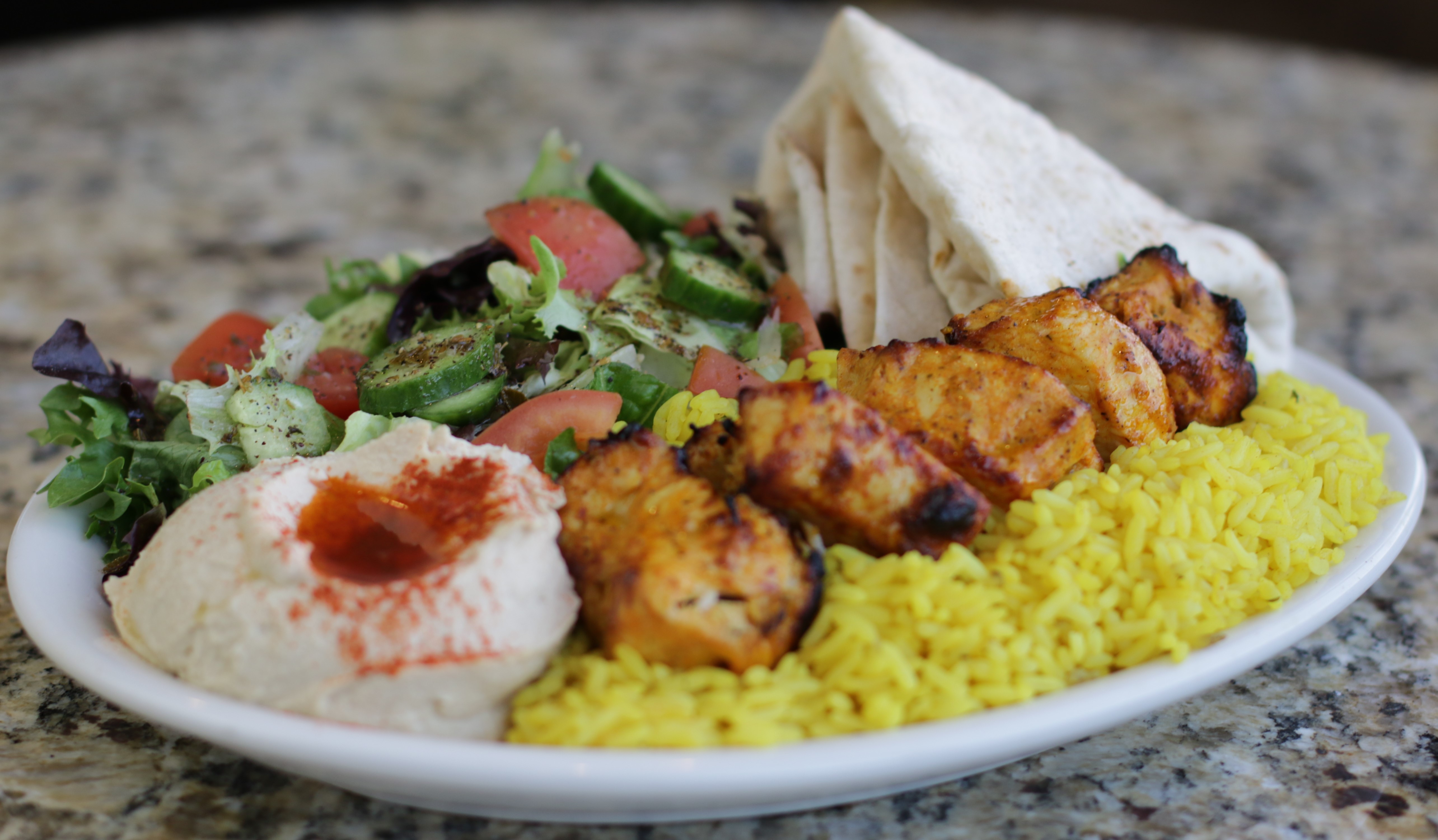 Order Chicken Kabob Combo  food online from Flame and Skewers store, Bakersfield on bringmethat.com