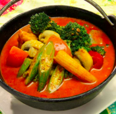 Order 98. Kari Sayur Campur food online from Satay malaysian cuisine store, Hoboken on bringmethat.com
