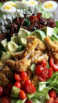 Order Fried Chicken Cobb Wedge Salad food online from Johnnys Chicken store, Atlanta on bringmethat.com