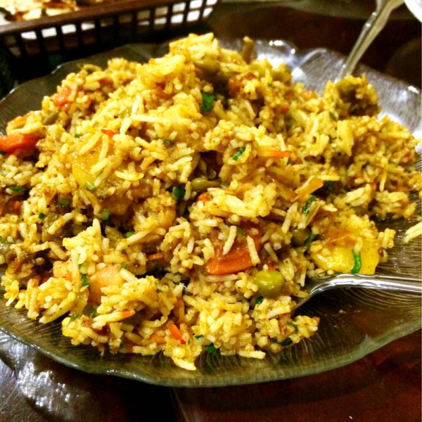 Order Vegetable Biryani food online from Naan N Curry store, Concord on bringmethat.com