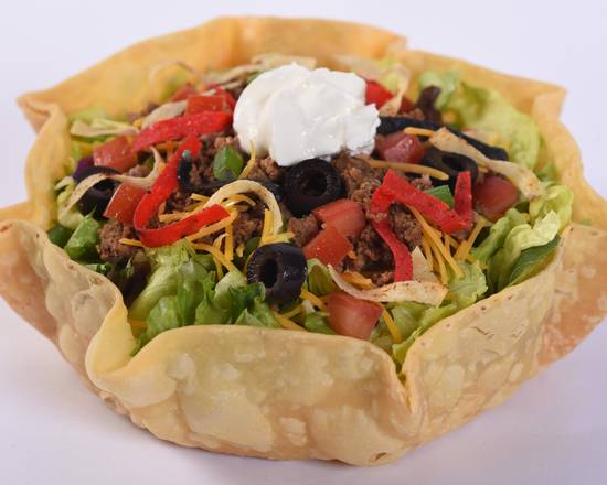 Order Taco Salad food online from Amigos/Kings Classic store, Omaha on bringmethat.com