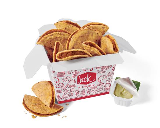 Order Tiny Tacos  food online from Jack In The Box store, Buellton on bringmethat.com