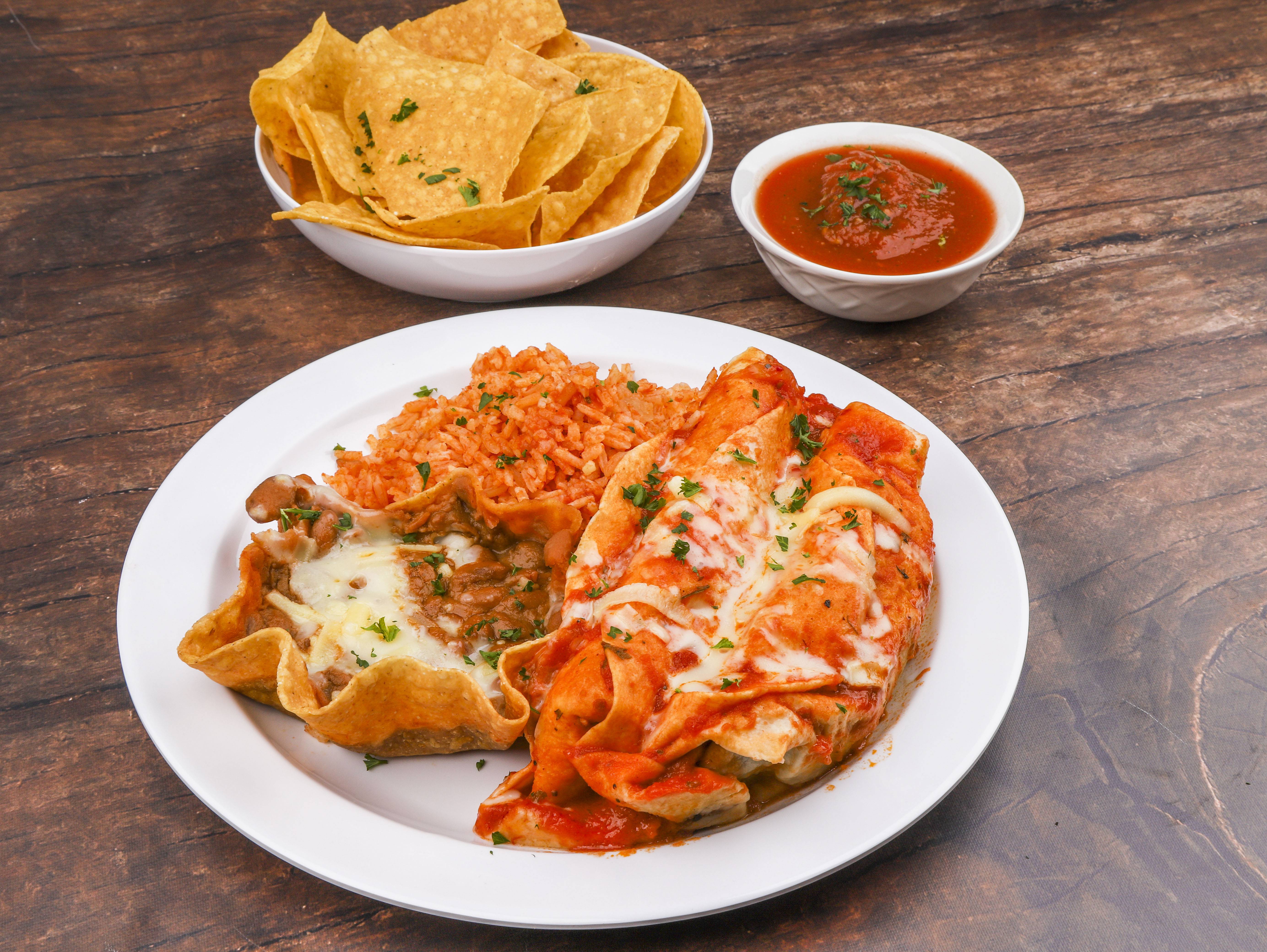 Order 1 Item Combo food online from San Marcos Mexican Restaurant store, Danville on bringmethat.com