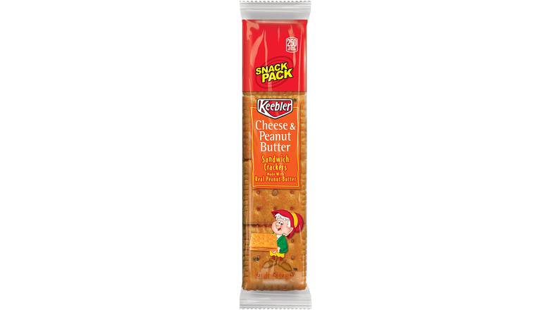 Order Keebler Sandwich Crackers Cheese And Peanut Butter Snack Pack food online from Trumbull Mobil store, Trumbull on bringmethat.com