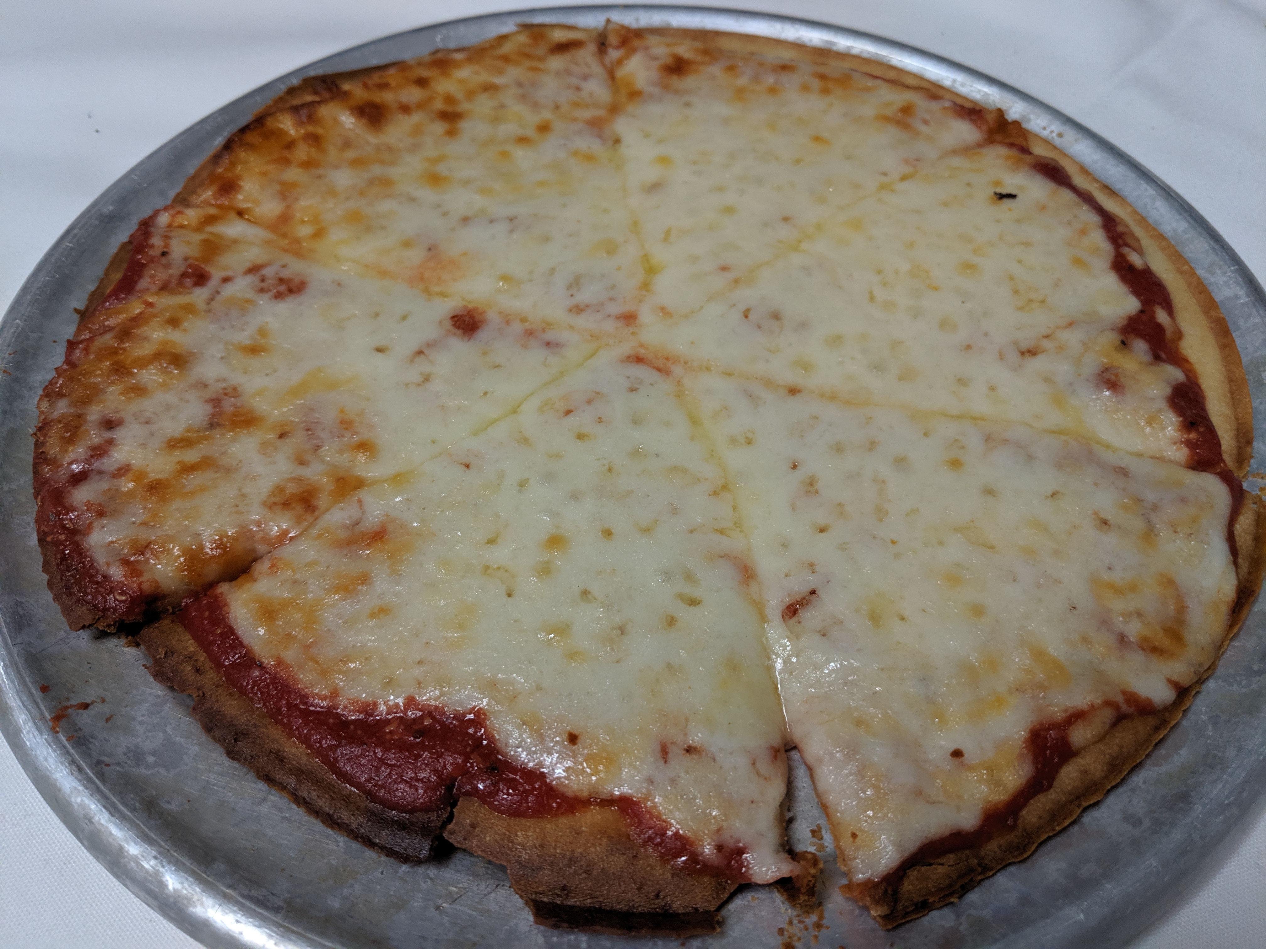 Order 10" Gluten Free Crust Cheese Pizza food online from Sam Ristorante & Pizzeria store, Rockford on bringmethat.com