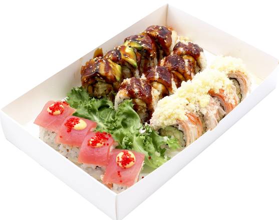 Order Deluxe Box food online from Sushi + Rotary Sushi Bar store, Aurora on bringmethat.com