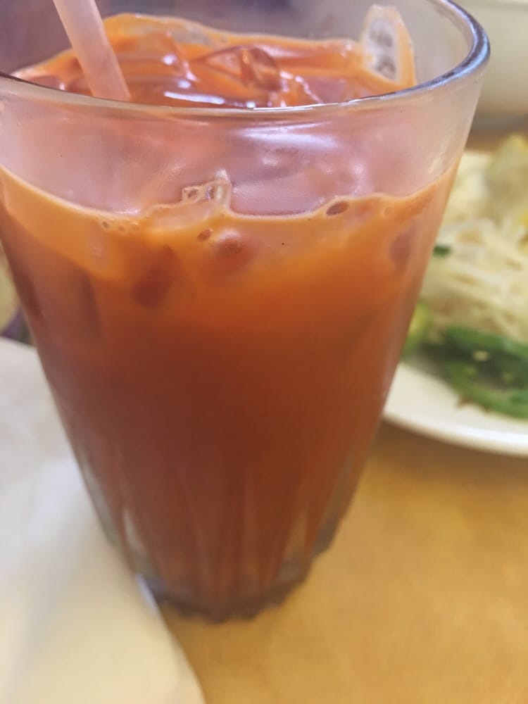 Order Thai Iced Tea food online from Ppq Beef Noodle House store, San Francisco on bringmethat.com