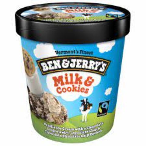 Order Ben & Jerry's Milk and Cookies Pint food online from 7-Eleven store, Conroe on bringmethat.com