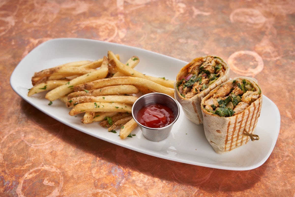 Order NASHVILLE HOT CHICKEN WRAP food online from Sweetwater Tavern and Grille store, Chicago on bringmethat.com