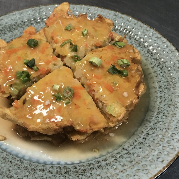 Order Veggie Egg Foo Young food online from Ming Court store, Walla Walla on bringmethat.com