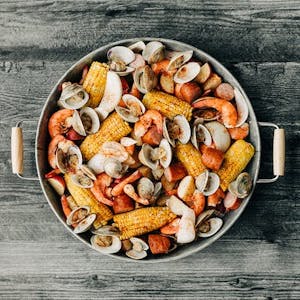 Order Topsail Clam Bake Bay Bucket (High Tider) food online from Bethany Beach store, Bethany Beach on bringmethat.com