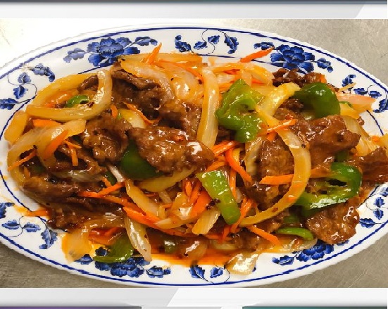 Order 84. Peking Sliced Pork food online from Red Apple Chinese Restaurant store, Waterloo on bringmethat.com