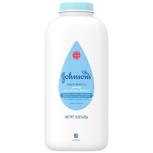 Order Johnson's Baby Powder, Naturally Derived Cornstarch With Aloe & Vitamin E Soothing Aloe & Vitamin E - 15.0 oz food online from Walgreens store, Rogers on bringmethat.com
