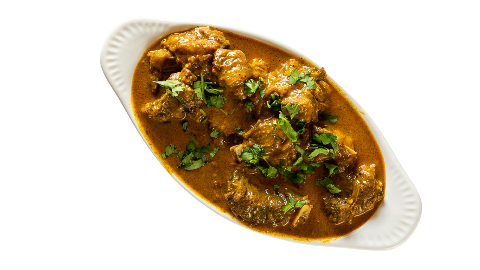 Order Goat Curry (+ Free Dessert) food online from Spices Of India Kitchen store, Irving on bringmethat.com