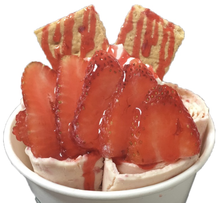 Order Strawberry Shawty Roll food online from Freeze Style Ice Cream store, Upper Arlington on bringmethat.com