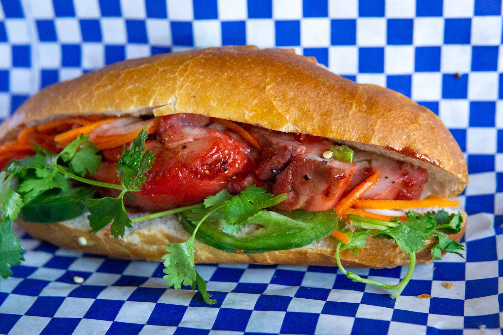 Order Vietnamese Sandwich with Protein Choice(Banh Mi) food online from T-Pho Noodle And Grill store, Fontana on bringmethat.com