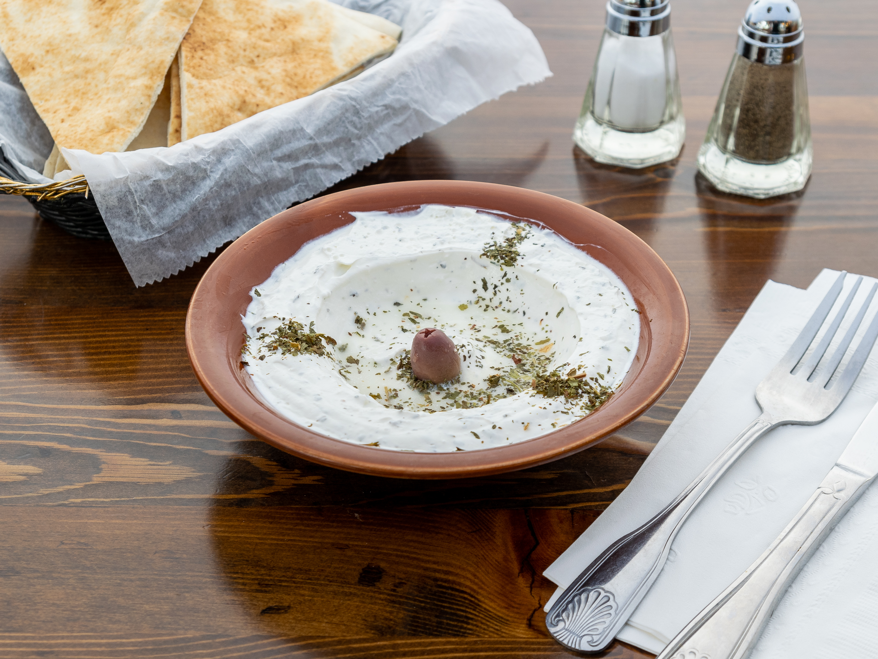 Order Labne with Garlic Dip food online from Old City Cafe & Grill store, Cranford on bringmethat.com