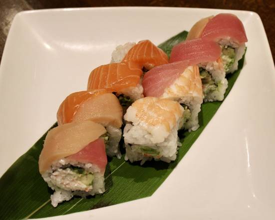 Order Rainbow Roll food online from O2 Restaurant store, Simi Valley on bringmethat.com