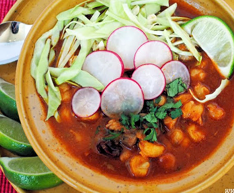 Order Pozole Soup food online from Guadalajara Mexican Grill store, Tucson on bringmethat.com