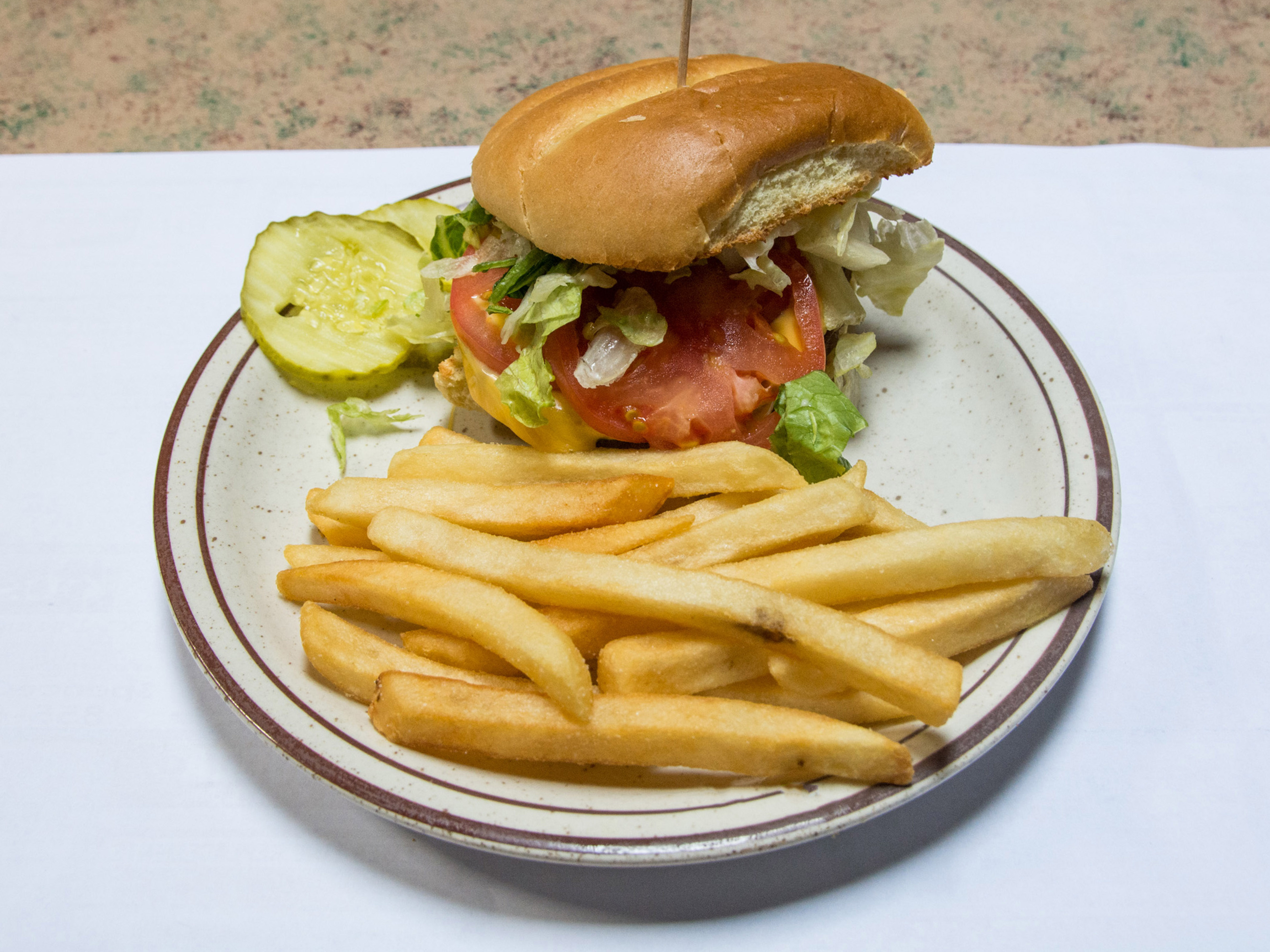 Order 1/3 lb. Cheeseburger food online from T N C's Lounge store, Johnstown on bringmethat.com