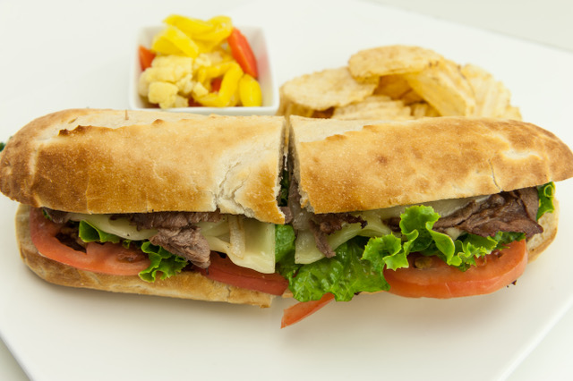 Order Steak and Cheese Sandwich food online from Stone Hot Pizza store, Falls Church on bringmethat.com