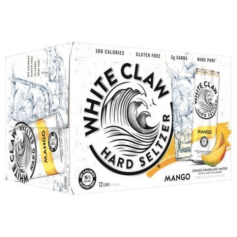 Order White Claw Hard Seltzer Mango 12 Pack 12oz Can food online from 7-Eleven store, Flagler Beach on bringmethat.com