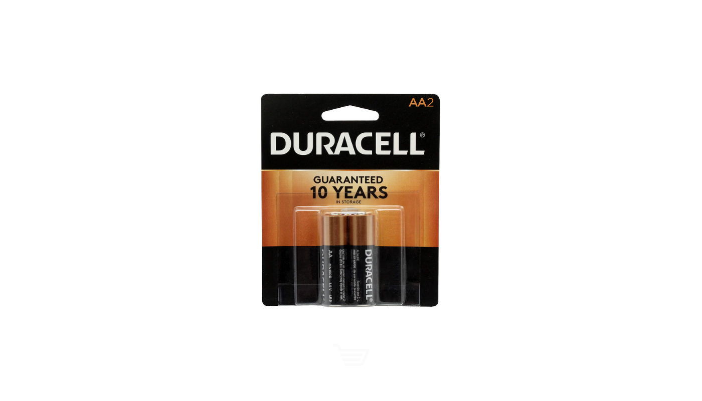 Order Duracell AA Batteries 2 Pack food online from Country Cousins Liquor & Jr Market store, Sylmar on bringmethat.com