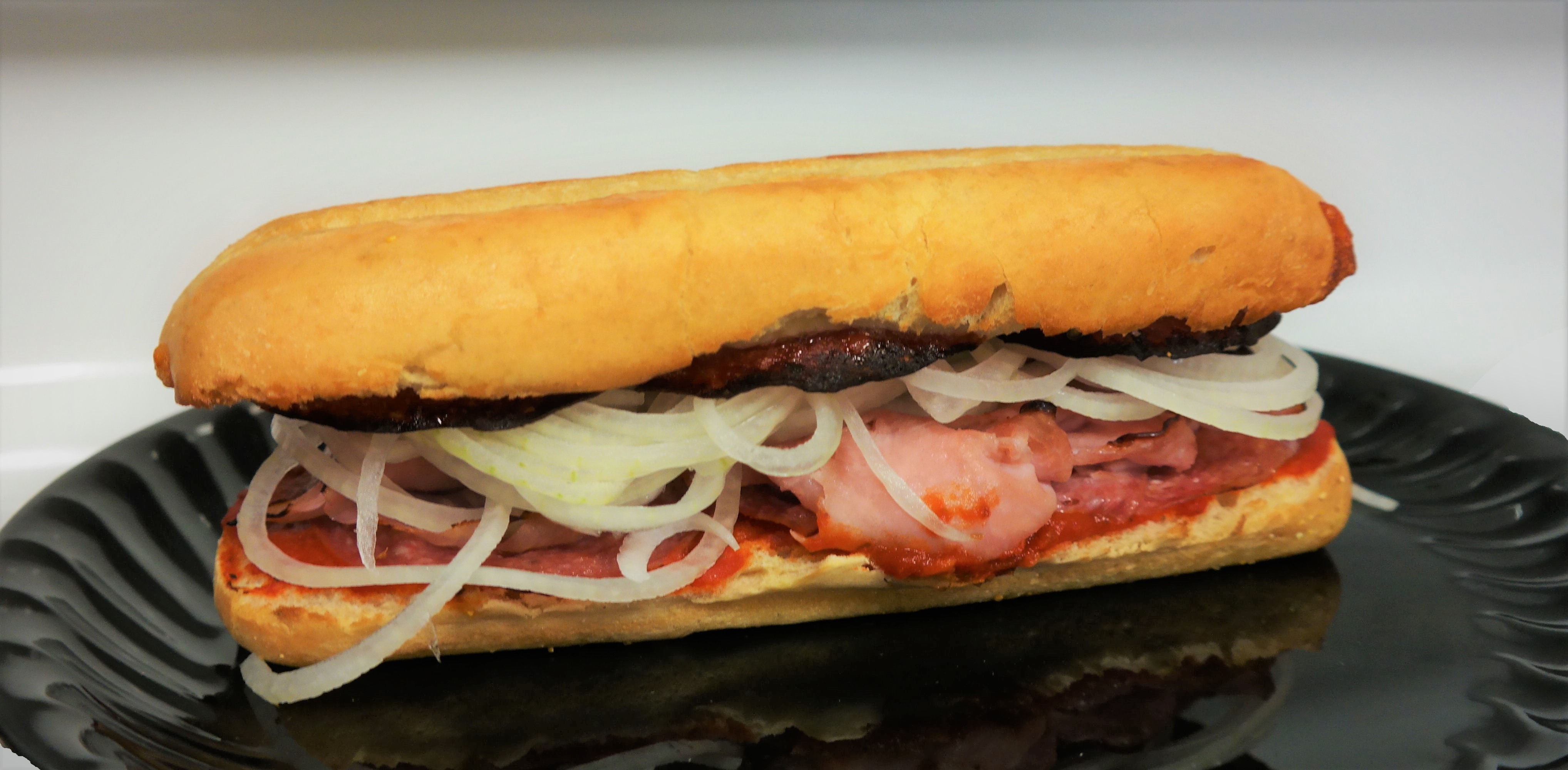 Order 1/2 Powerhouse Sub food online from Powerhouse Pizza store, Camden on bringmethat.com