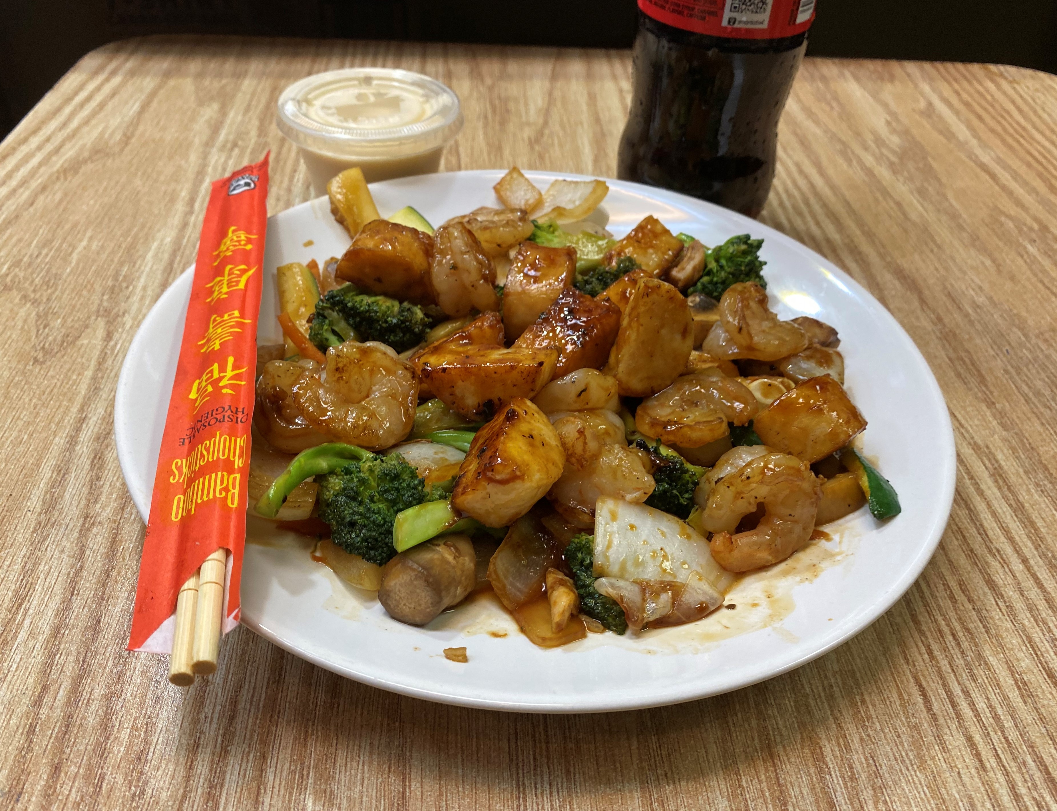Order 43. Low Carb Scallops and Shrimp Combo food online from Tokyo Grill Express store, Greer on bringmethat.com