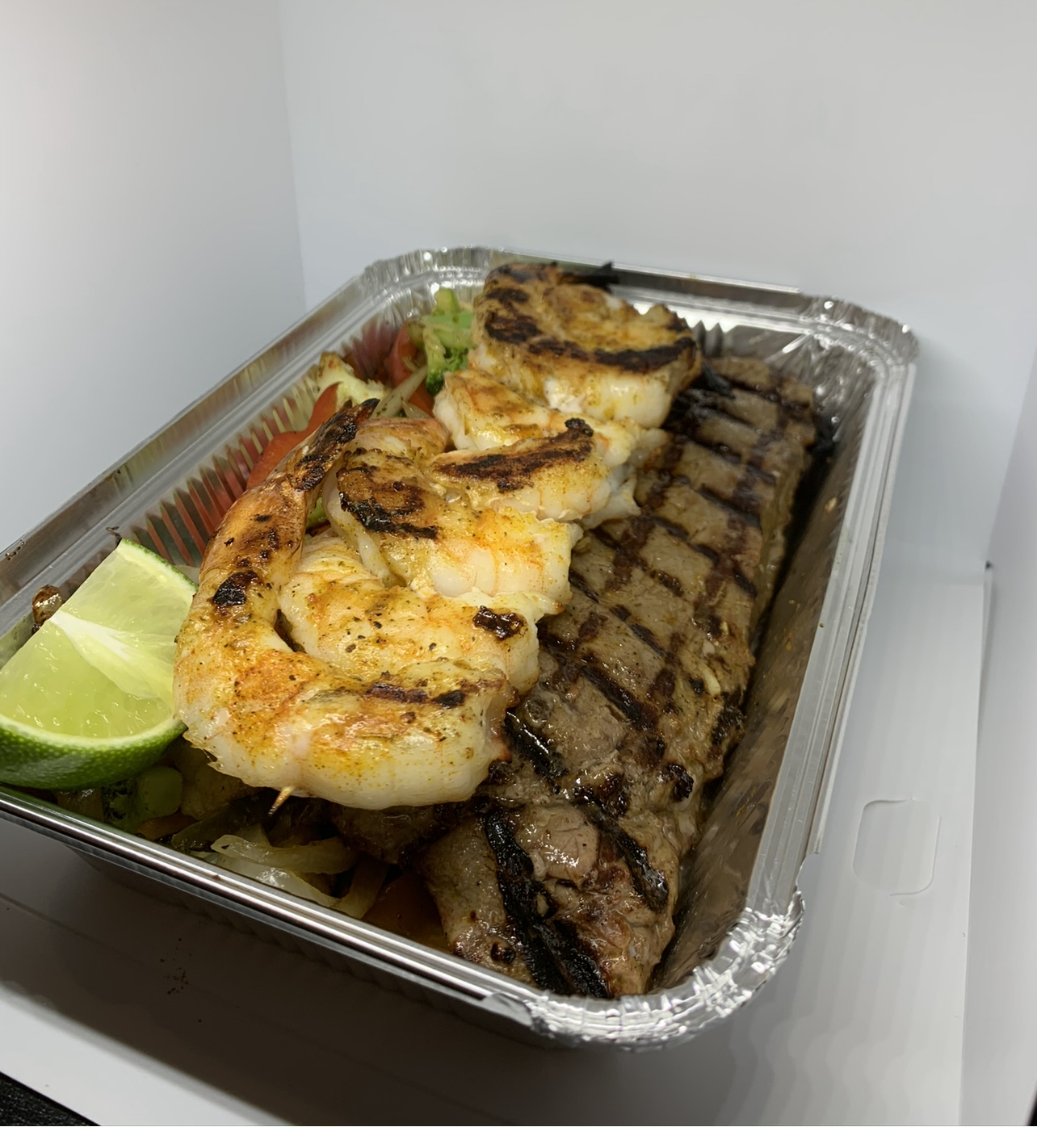 Order Steak and Shrimp food online from El Kucho Restaurant store, Brooklyn on bringmethat.com