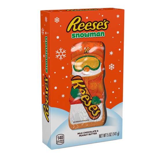 Order REESE'S Milk Chocolate Peanut Butter Snowman Candy, Christmas, 5 oz, Gift Box food online from CVS store, REVERE on bringmethat.com