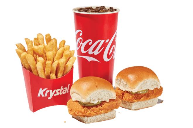 Order 2 CHIKS® COMBO food online from Krystal store, Hendersonville on bringmethat.com