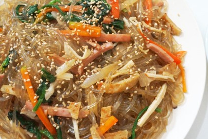 Order Jap Chae Noodles food online from Stone Korean Kitchen store, San Francisco, CA on bringmethat.com
