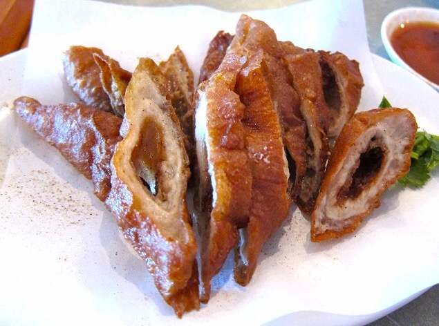 Order Deep Fried Pig's Intestine food online from Authentic Chinese store, San Antonio on bringmethat.com