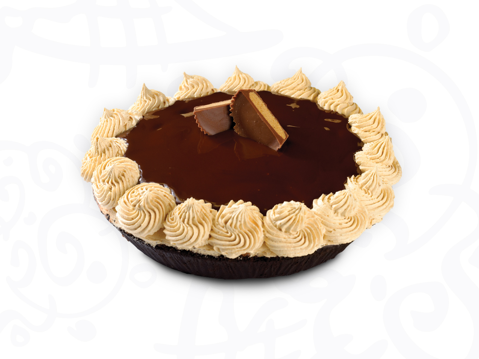 Order THERE'S CHOCOLATE ON MY PEANUT BUTTER PIE™ food online from Cold Stone Otsego store, Otsego on bringmethat.com