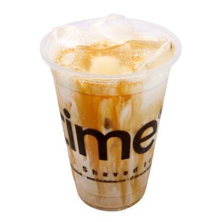 Order Iced Caramel Macchiato food online from Boba Time store, Fullerton on bringmethat.com