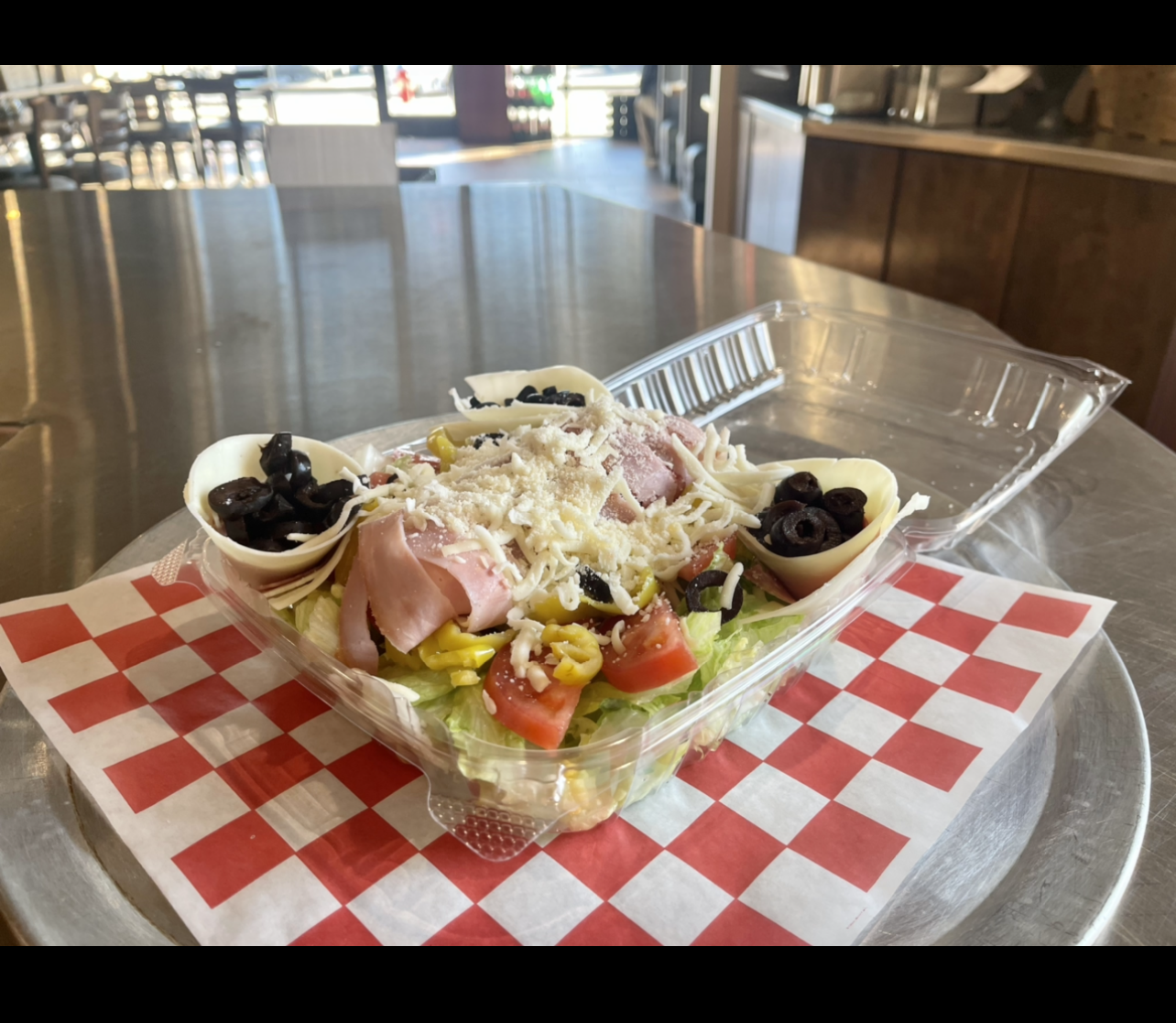 Order Antipasto Salad food online from Johnny's Pizza store, Cary on bringmethat.com
