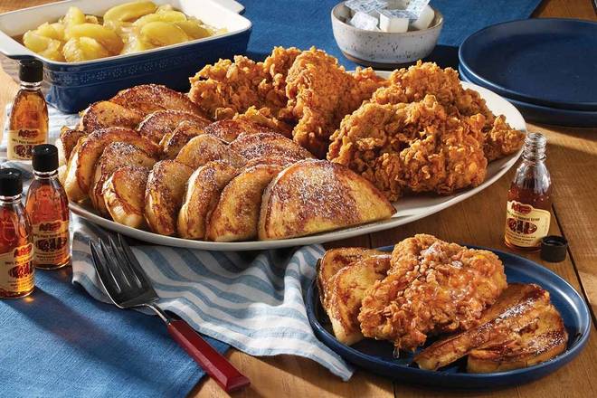 Order Homestyle Chicken® n' French Toast Family Meal Basket food online from Cracker Barrel store, Orange Park on bringmethat.com