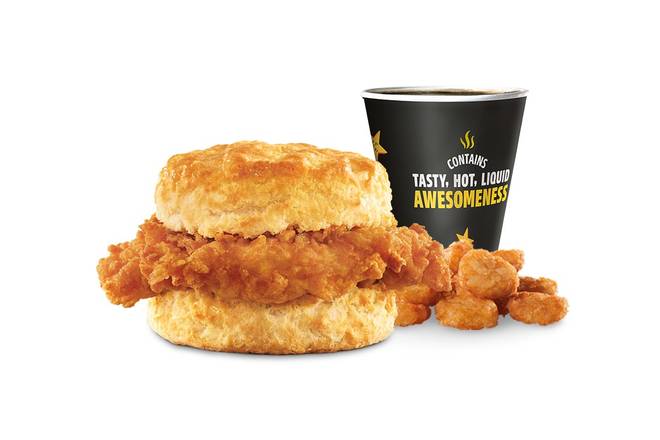 Order Hand-Breaded Chicken Biscuit Combo food online from Carl's Jr. store, Marana on bringmethat.com